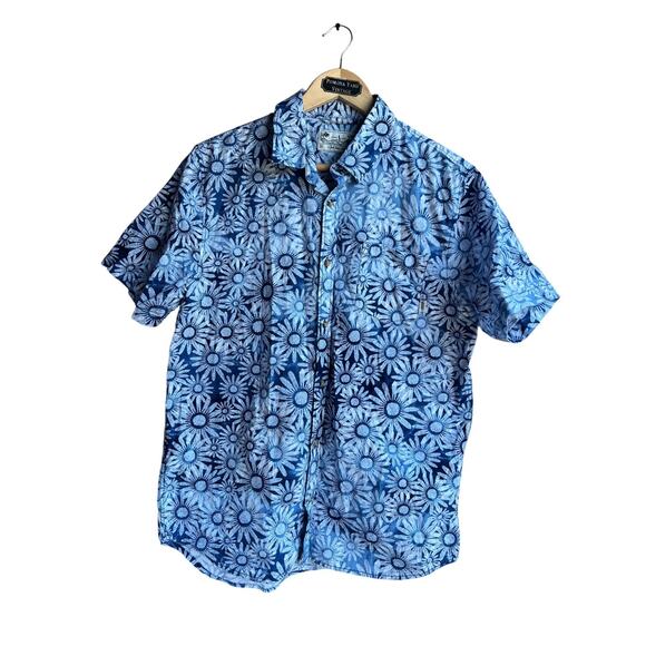 The Original Vans Men's Vintage Hawaiian 100% Cotton Floral Size Medium - Picture 1 of 7
